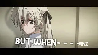 AMV TYPOGRAPHY - La La La [Yosuga No Sora] #anime #animeedit #amv