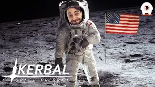 I VISITED THE MOON!! Kerbal Space Program Ep.4