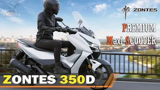 NEW 2023 ZONTES 350D Premium Maxi-Scooter Full of Technology #zontes  #scooter