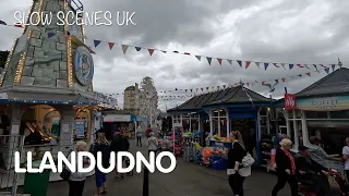 Llandudno Pier - 4K walk - Slow Scenes UK