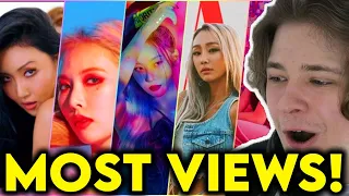 NON K-POP Fan Reacts to  *Most Viewed Female KPOP SOLOS* of Each Year - [2012 - 2022]