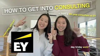 HOW TO GET INTO CONSULTING | EY tech consultant q&a | consulting internship advice