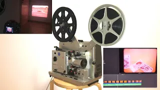 How to digitise 16mm film the cheap way. Projektor Bauer P6 H