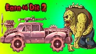 SURVIVAL NEW CAR VS ZOMBIE - Earn to Die 2 Gameplay HD #1