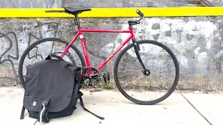 FIXED GEAR NYC | How much I made doing Uber eats on my njs bike.