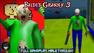 Baldi's Granny 3 Tamil Full Gameplay on SaravanaGaming