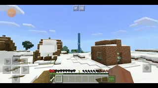 Minecraft. Снежная деревня