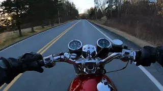 1974 Norton 850 Commando Roadster For Sale- POV Riding Video