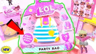 Новые КУКЛЫ Пупсики ЛОЛ HAIRGOALS PARTY BAG с Волосами! Мультик LOL Surprise Dolls РАСПАКОВКА