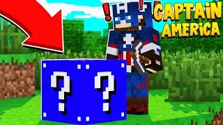 *NO RULES* CAPTAIN AMERICA LUCKY BLOCK SKYWARS - MINECRAFT LUCKY BLOCK MOD | JeromeASF