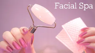 ASMR Spa Facial Treatment for a Good Night's Sleep 💆‍♀️✨ First Person (No Talking)