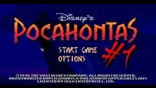 Let`s play SEGA! Прохождение игры Pocahontas.