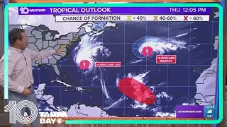 Tracking the Tropics: Hurricane Lee is a weakening system