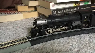 Athearn Genesis HO Nickel Plate 587 leads a short excursion