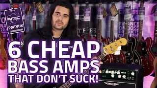 6 Best Cheap Bass Amps That Don't Suck - Fat Tones, Small Price!