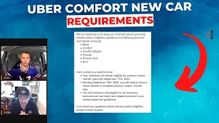 Uber Comfort New Car Requirements For Drivers