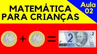 MATEMÁTICA PARA CRIANÇAS - ADIÇÃO COM DINHEIRO | (AULA 02) | @escolinhadojg