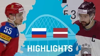 Russia - Latvia | Highlights | #IIHFWorlds 2017