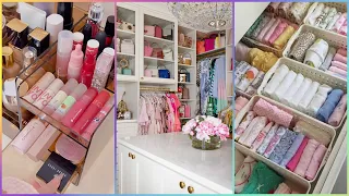 Closet And Makeup Organization 🎀 | ASMR | Aesthetic Kitchen Organizing ✨