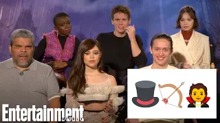 'Wednesday' Cast Guess Tim Burton Projects Using Only Emojis | Entertainment Weekly