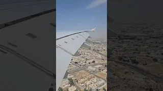 Flying Over Dubai! 😍 United Arab Emirates #emirates #travel