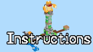 LEGO Super Mario Boss Sumo Bro Topple Tower Set Instructions! Set 71388