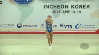 CASTOLDI Michela (ITA) - 2016 Aerobic Worlds, Incheon (KOR) - Qualifications Individual Women