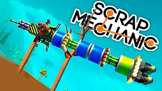 СОЗДАЛИ СУПЕР РАКЕТУ - БИТВА ПОСТРОЕК НА 25 МИНУТ В Scrap Mechanic