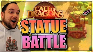 First Statue Battle! [Blood Fam vs NASA] Call of Dragons