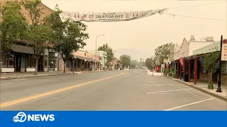 Battle to save evacuated wine country town of Calistoga from Glass Fire