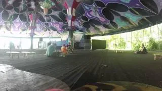 Chill out stage at Psyfi 2015
