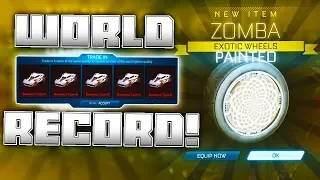 So I broke the Rocket League White Zomba World Record...