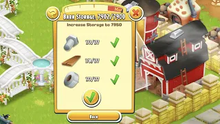 Increasing Barn Storage to 7950 | Hay Day Level 188 💚