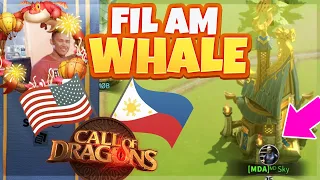 INSANE Whale Found 53M Power in Season 1 Filipino American | Call of Dragons