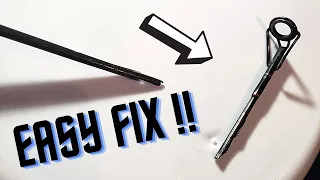 HOW TO FIX A SNAPPED/BROKEN FISHING ROD FOR ONLY $1