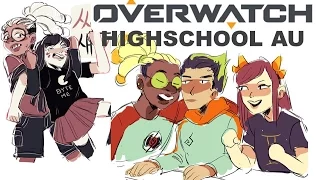 Overwatch Highschool AU (Comic Dub Compilation)