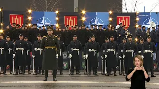 Lithuanian Hell March 2023 Military 105th Anniversary Parade In Vilnius