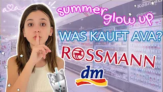 Was kauft Ava für ein SUMMER GLOW UP 🌸 SELF CARE shopping bei Rossmann oder DM ☀ Alles Ava