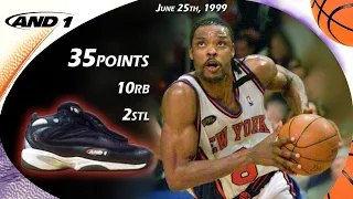 Latrell Sprewell 35points VS San Antonio Spurs G5 1999 NBA Finals