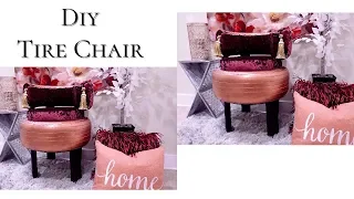 DIY CAR TIRES INTO CHAIRS- HOME DECOR IDEAS ON A BUDGET! GIVEAWAY WINNERS!!!
