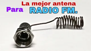 RECIBE RADIO FM A GRAN DISTANCIA. LA MEJOR ANTENA DE INTERNET. *Mejorada*