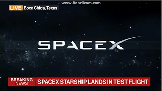 UNEDITED Landing of SpaceX Starship SN15 Flight Test Launch 2021 05 05 17 31 CST Live via B