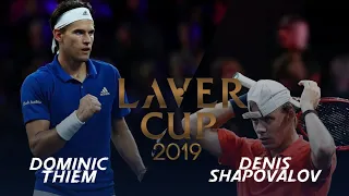 Dominic Thiem vs Denis Shapovalov - Laver Cup