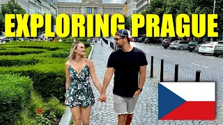 Exploring the Streets of Prague! 🇨🇿 What it's like?  Berlin to Czech Republic - Part 1