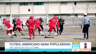 El futbol americano gana popularidad en las prisiones | Noticias con Francisco Zea