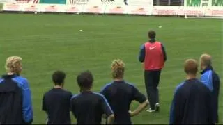 Morten Ramm på Strømsgodset trening