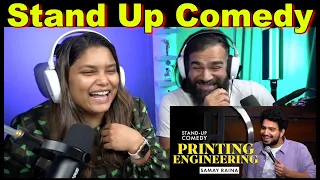 PRINTING ENGINEERING | Standup Comedy Reaction |  Samay Raina | The S2 Life