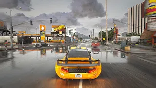 GTA 5 - 2021 Ray Tracing Rain Enhancement Graphics Mod - 8k Resolution RTX 3090 Gameplay!