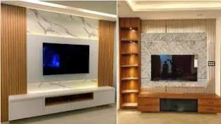 200 Modern Living Room TV Unit Design 2023 TV Cabinet Design] Home Interior Wall Decorating Ideas P1