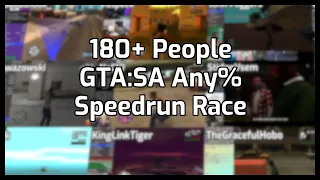 The BIGGEST GTA:SA Any% Speedrun EVER | Community GTA:SA Any% Race